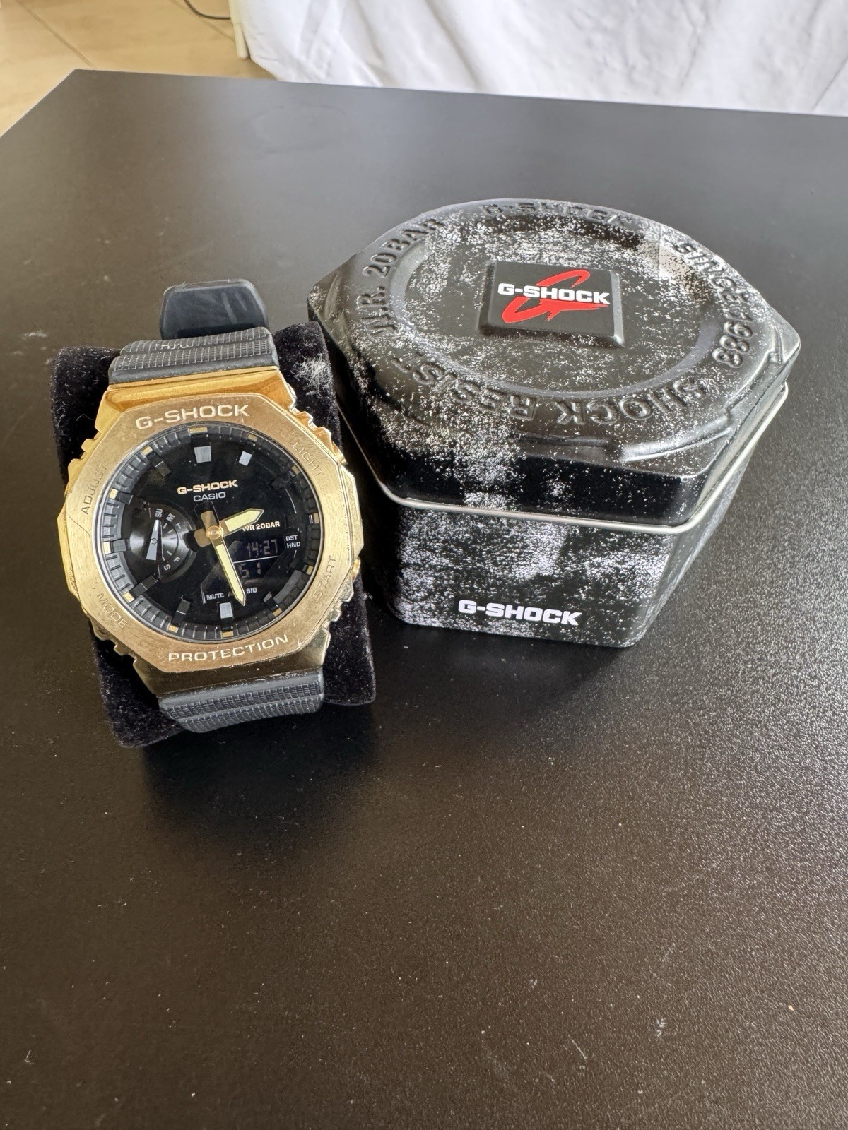 CASIO G-SHOCK Classic - GM-2100G-1A9ER - reloj de pulsera - cubierto de metal