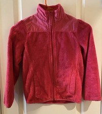 est 1989 Place Girls Fleece Soft Zip Up Jacket Fuchsia size 7/8