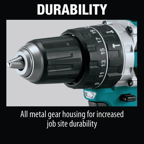 Makita 18-Volt LXT Lithium-Ion Brushless 1/2 In. Cordless Hammer Drill (Tool - 第 3/4 張圖片
