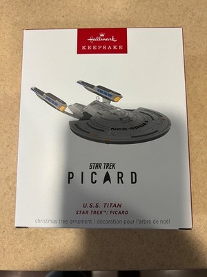 HALLMARK 2025 STAR TREK PICARD U.S.S. TITAN ORNAMENT