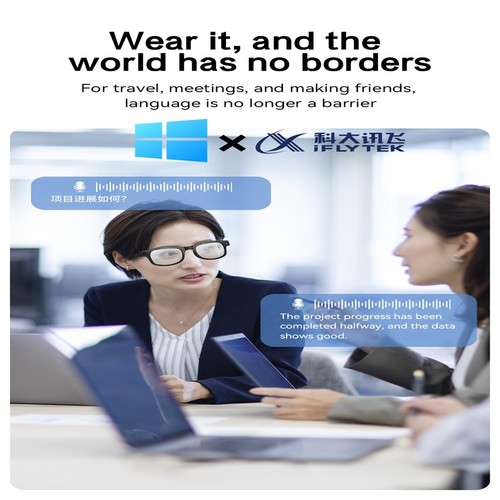 Gafas inteligentes 4K AI multifuncionales Bluetooth llamadas asistente de voz control - Imagen 15 de 26