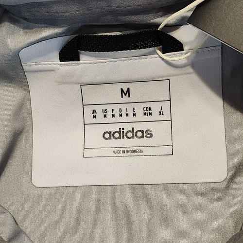 Adidas Rain.Rdy Golf Jacket Grey Size Medium NWT White Grey SAMPLE Tag - Picture 7 of 17