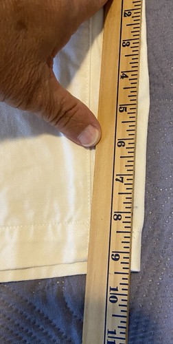 Two Pairs of Preowned Dockers Cotton Shorts 33 Waist White other Rust Color - Picture 6 of 17