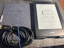 Amazon Kindle Paperwhite 5th Gen. Bundle 6"/2GB, Black, EY21 TESTED Case cord.