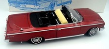 Wcpd West Coast Precision Diecast 1962 Impala Convert - Burgundy Color
