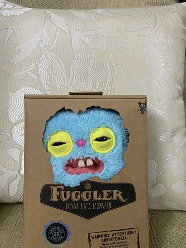 Fuggler Funny Ugly Monster Snuggler Edition Blue Rabid Rabbit Plush Toy BNIB New - Picture 3 of 14