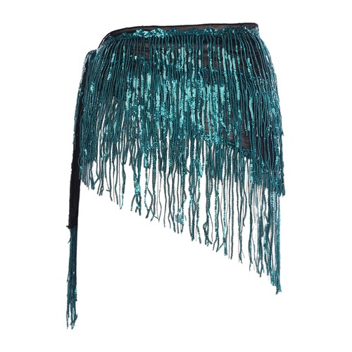 Women's Sequin Fringe Belly Dance Skirt Dance Hip Scarf Music Festival AU - Picture 63 of 166