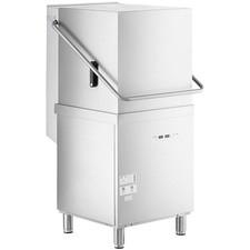 Single Rack High-Temperature Door-Type Dish Machine w/ Booster Heater - 208-240V