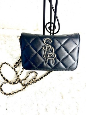 Sergio Di Rossetti SDR quilted crossbody bag with silver hardware