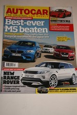 Autocar Magazine 5 Oct 2011 Ginetta G40R BMW M5 Jag XFR Mercedes E63 Range Rover
