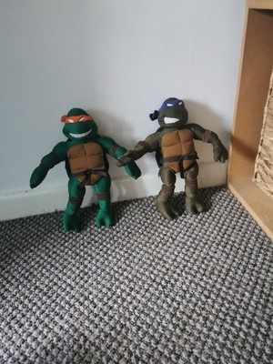 TMNT 2003 TV-Show seltene Donatello und Michaelangalo Plüschtiere