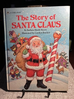 Story of Santa Claus:Barbara Shook Hazen,HC,Vtg,1989,First Ed.