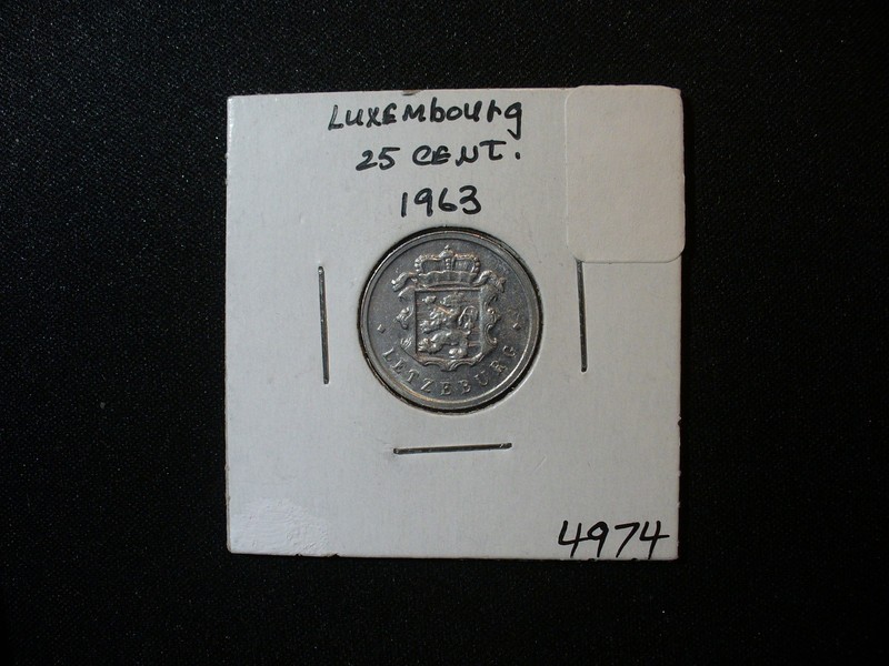 Luxembourg  Uncirculated 25 Centimes Coin