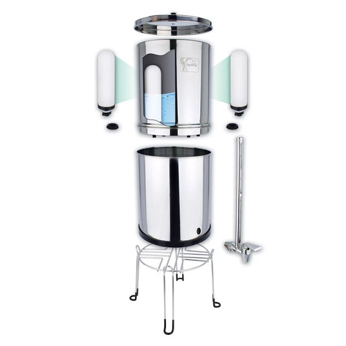 Newton Gravity-Powered Water Filter System-12L-2 Candles-Fluoride - Picture 2 of 9