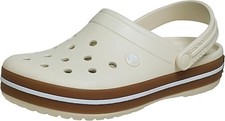 Crocs Mens Crocband Clog, Summit White Gum, US 11