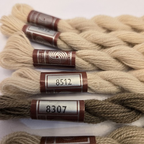 DMC Wool Embroidery Floss Broder Medicis Mixed Color 27.3yd Skein Lot of 12 - Picture 5 of 14