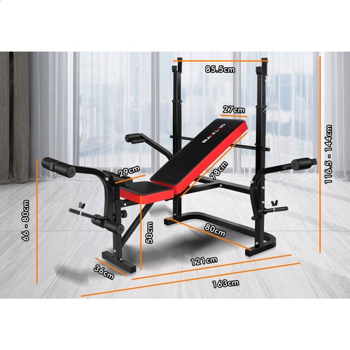 BLACK LORD Weight Bench 8in1 Press Multi-Station Fitness Home Gym Station - Picture 10 of 12