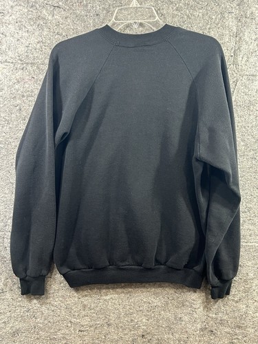 Vintage Round Rock Sweatshirt XL Jerzees USA Made Spellout Black Multi Colored - Picture 6 of 8