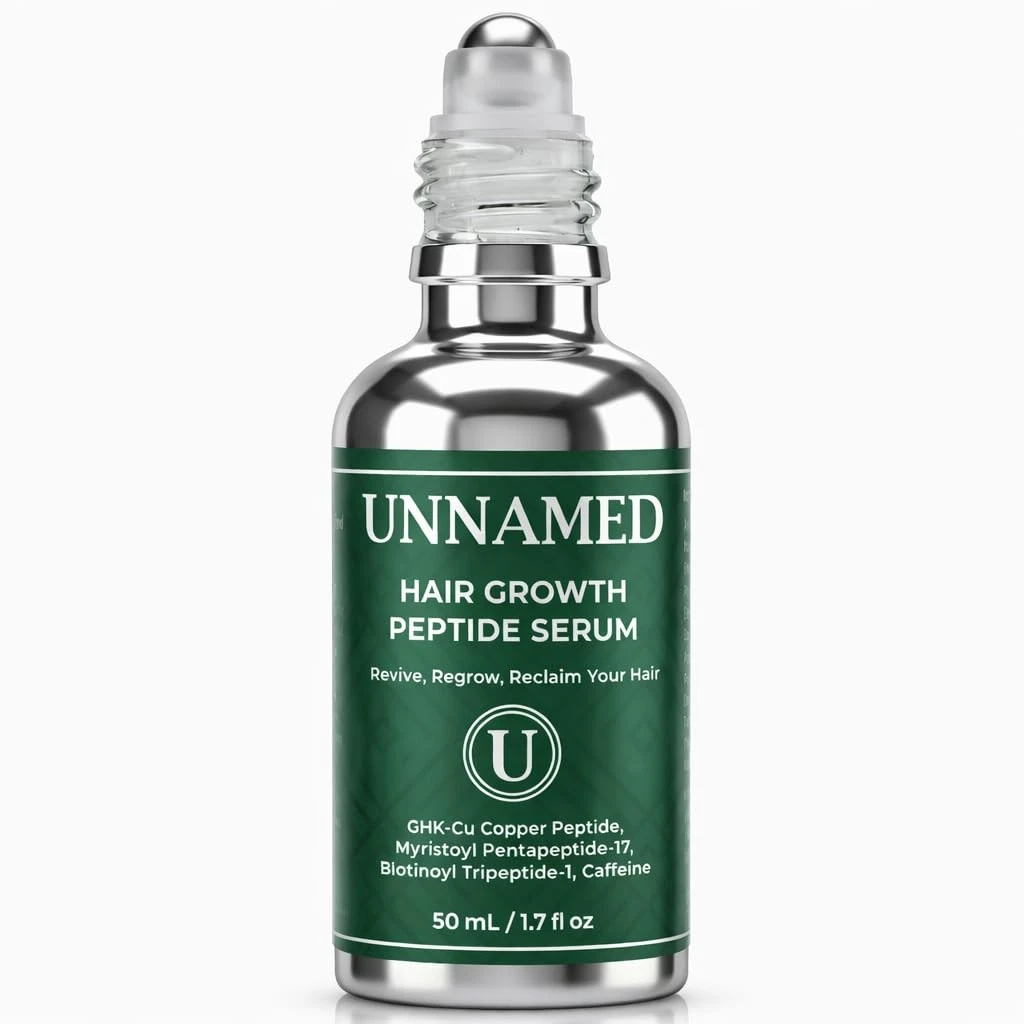 Multi-Peptide Hair Growth Serum for Thicker Fuller Hair – Lightweight Daily S...