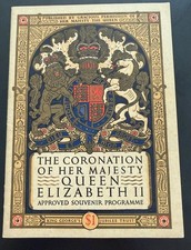 The Coronation of Her Majesty Queen Elizabeth II Approved Souvenir Programme