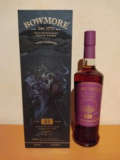 SINGLE MALT WHISKY BOWMORE 23 JAHRE LOVERS TRANSFORMED FRANK QUITELY 70 CL/50,9%