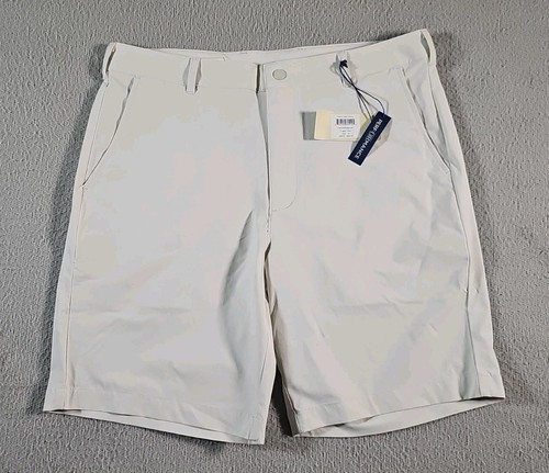 Onward Reserve Mens Harris Golf Casual Performance Preppy Foggy Dew Shorts Sz 32