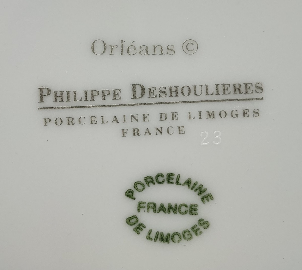 Philippe Deshoulieres ORLEANS Coupe Chop Plate 11 1/2