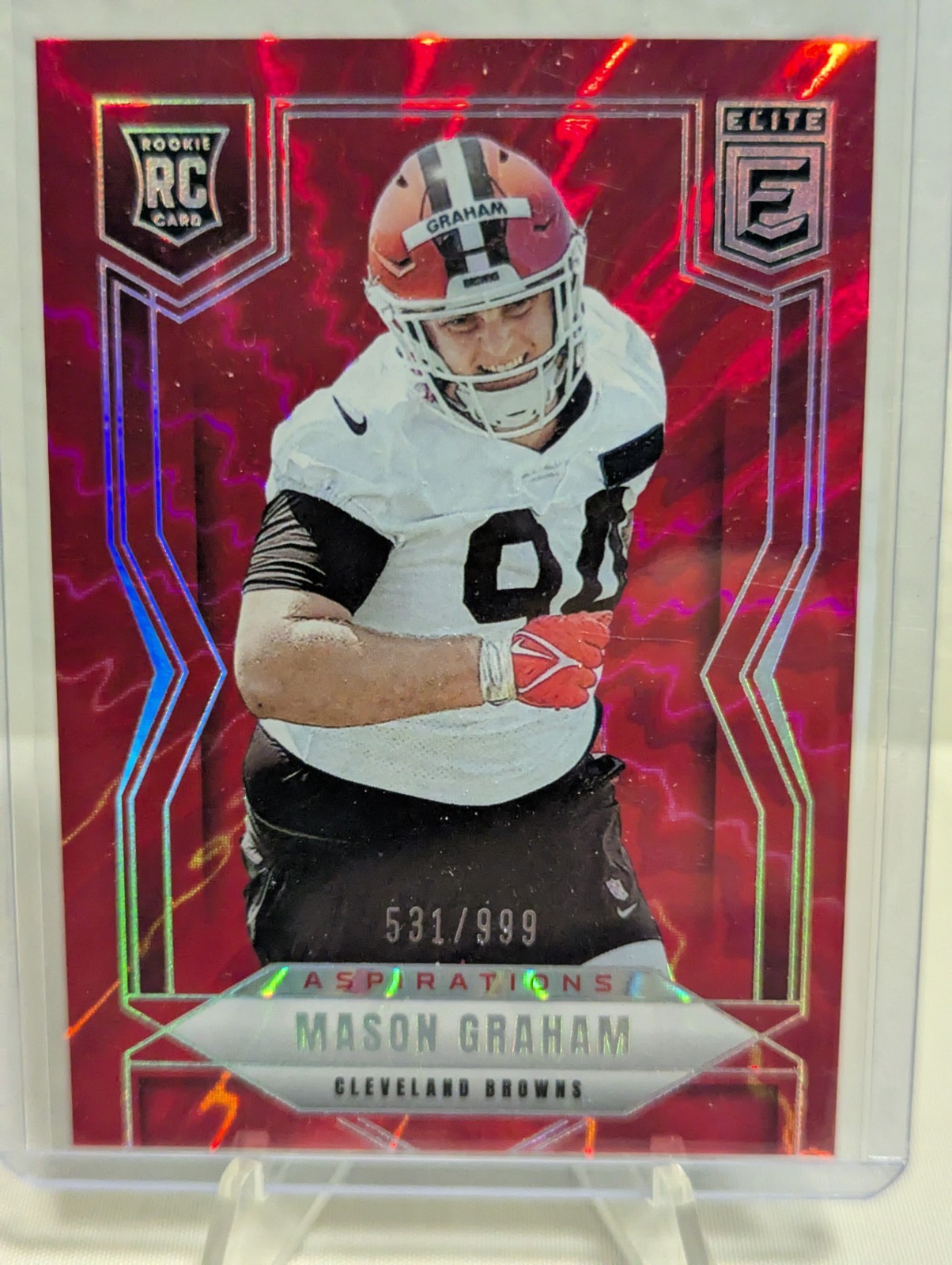 2025 Donruss Elite - MASON GRAHAM - Aspirations Red /999 - Browns #125