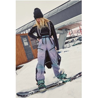 Free People Movement Blizzard Bliss Printed Shell Pants Small