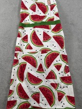 MU Kitchen Watermelon All Over Print 100% Cotton Designer Apron Pockets 