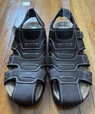 Dockers Mens Searose Size 11M Casual Comfort Outdoor Brown Fisherman Sandal Shoe