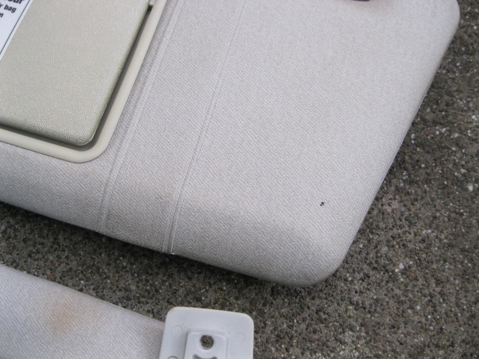 94-00 Mercedes-Benz W202 C Class Left + Right Sunvisor Sun Visor Pair Gray Foto 3 de 4