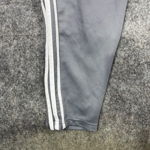 Adidas Men’s Sweatpants Athletic Grey Zip Pants Size Large - Picture 2 of 10
