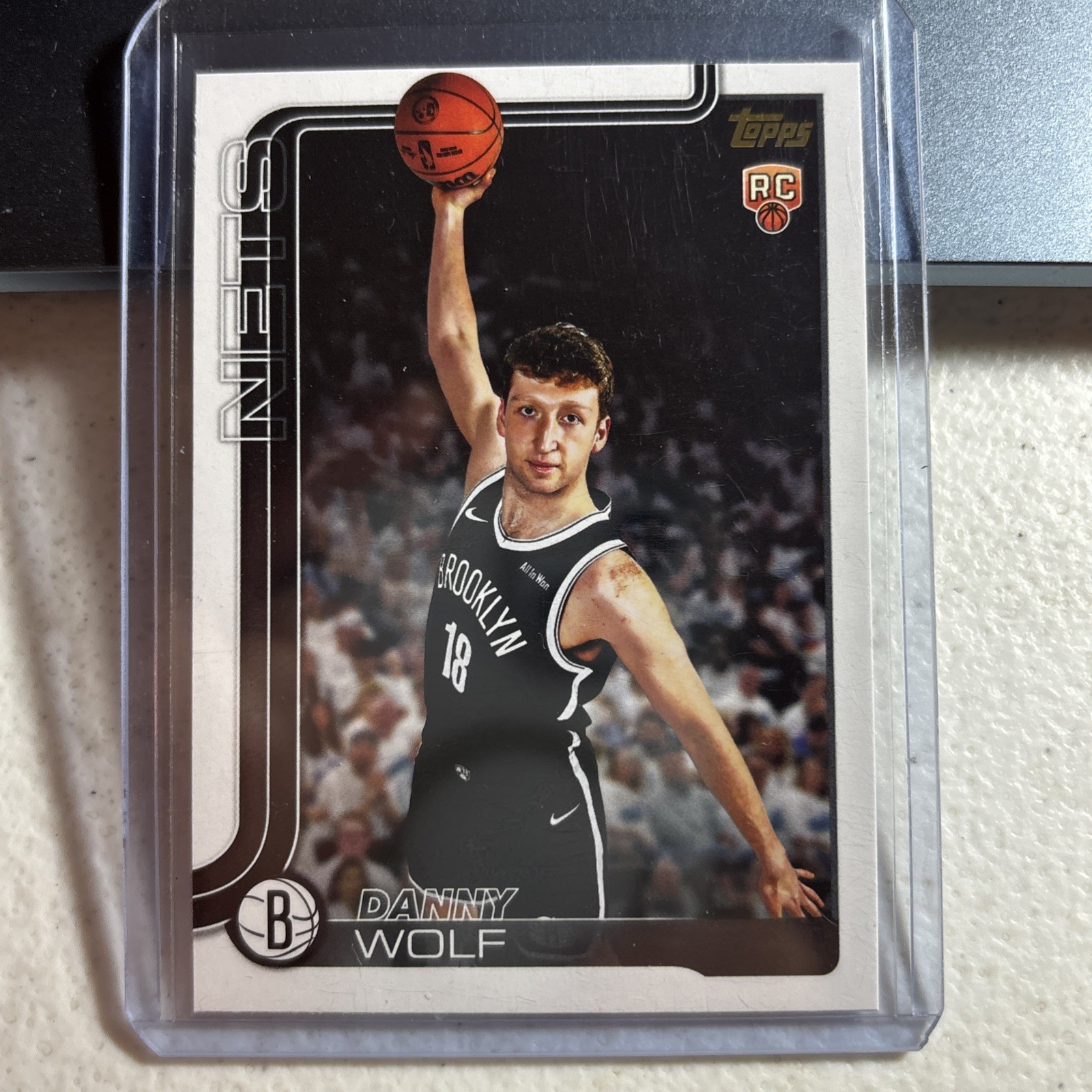 Danny Wolf 2025 Topps Golden Mirror Variation SSP Rookie #227 Brooklyn Nets RARE