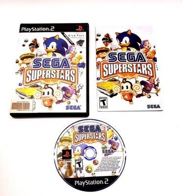 Sega Superstars (Sony PlayStation 2, 2004) W/ Manual