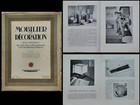 MOBILIER ET DECORATION N°10 1929 KLOTZ, ROBERT LALLEMANT, LUMINAIRE DAMON, SUBES