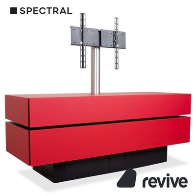 Spectral Brick BR 1502 Sideboard Red Wood Glass Manual Function