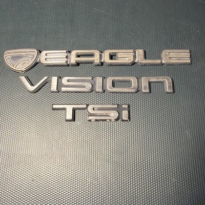 1993-97 Eagle Vision Tsi Emblem Badge Logo Nameplate 