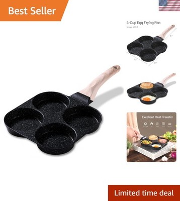 Eco-Friendly Nonstick Omelette Skillet - 4 Cup Capacity for Healthy Meals