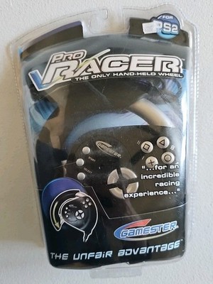 GAMESTER Pro V Racer Sony Playstation 2 PS2 Steering Wheel Controller | *New*