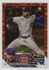2023 Topps Series 1 Orange Foil 24/299 Brandon Hughes #97 0he2