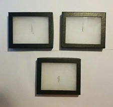 3 Pack Riker Boxes 4x5x11/16 Display Cases With Pins