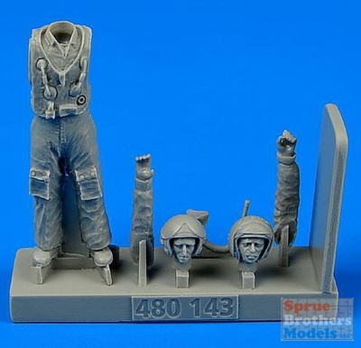 ARSAB480143 1:48 AeroBonus Soviet Pilot Figure with Life Jacket (Cold Wat
