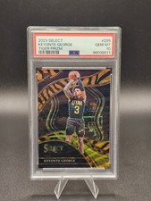 2023-24 Panini Select - Courtside Keyonte George #295 Tiger Stripes Prizm (RC)