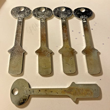 5 Flat Steel Padlock Key Blank Thick.060 Width.475