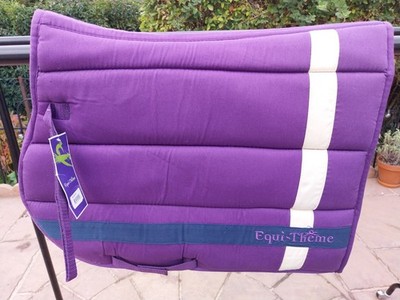 Equi-theme Padded Numnah / Schabracke Lila Small