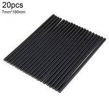 20pcs 7mm x 190mm Hot Melt Black Glue Sticks Adhesive For Glue Gun Heating Craft 0.43 per gallon