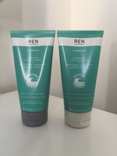 REN Clearcalm Clarifying Clay Cleanser 150ml x2 Bundle. Brand New Sealed.