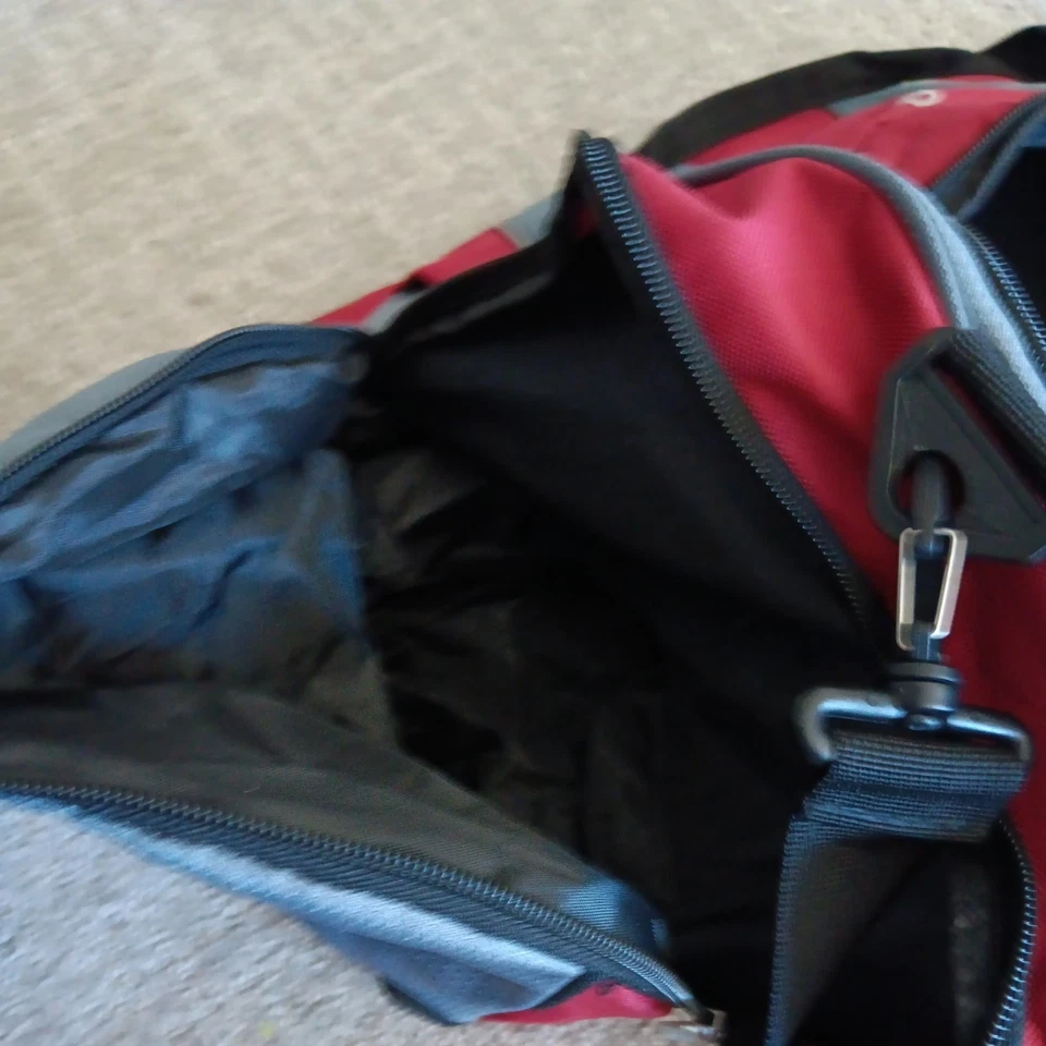 Protege 22" Travel and Sports Duffel Bag with Packing Cube - Red,Polyester - Image 4 of 4