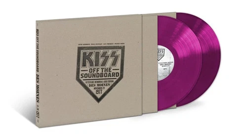 KISS “Off the Soundboard Des Moines 1977 NEW SEALED Glam/Hair Metal Violet Vinyl